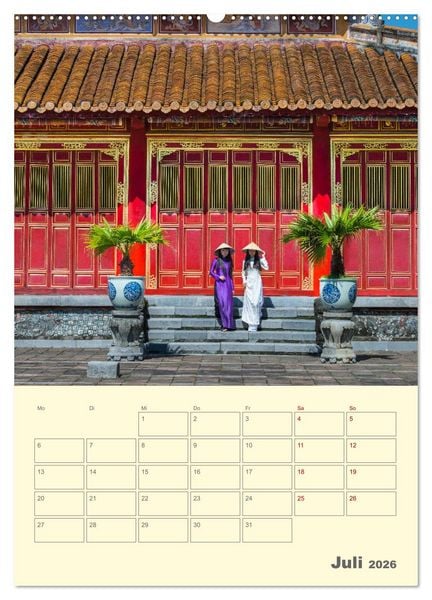 Produktbild: S&Uuml;DOSTASIEN - Mein URLAUBSPLANER (Wandkalender 2026 DIN A2 hoch), CALVENDO Monatskalender