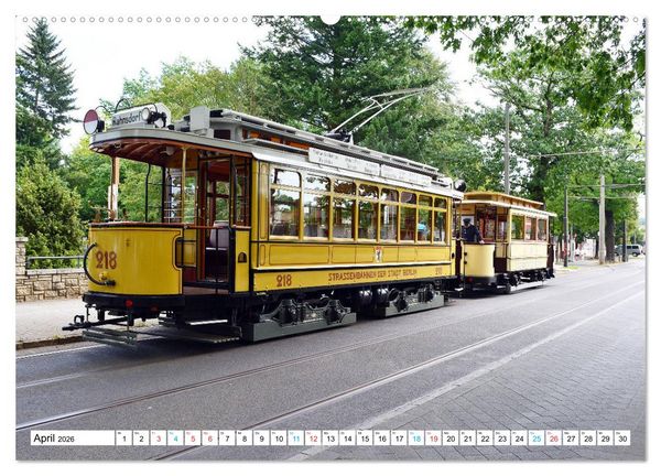 Produktbild: Tram historisch (Wandkalender 2026 DIN A2 quer), CALVENDO Monatskalender
