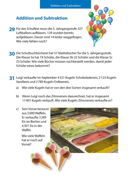 Produktbild: Textaufgaben Mittel-/Hauptschule 5. Klasse, A5-Heft