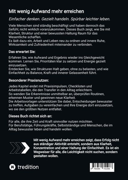 Produktbild: Mit wenig Aufwand mehr erreichen