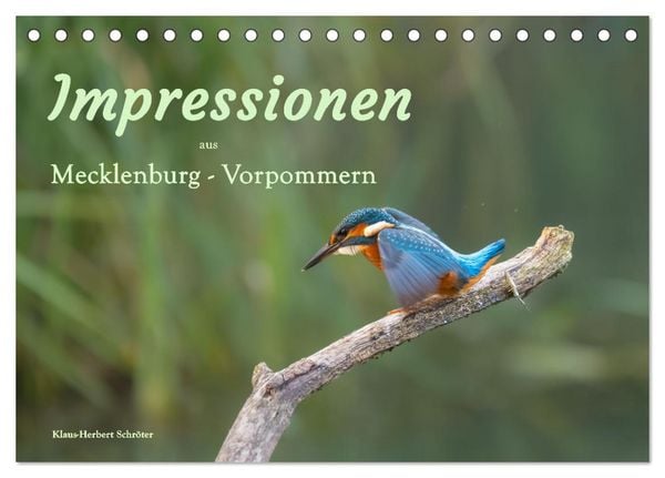 Produktbild: Impressionen aus Mecklenburg - Vorpommern (Tischkalender 2026 DIN A5 quer), CALVENDO Monatskalender