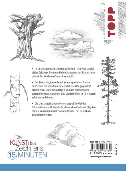 Produktbild: Die Kunst des Zeichnens 15 Minuten - Landschaften