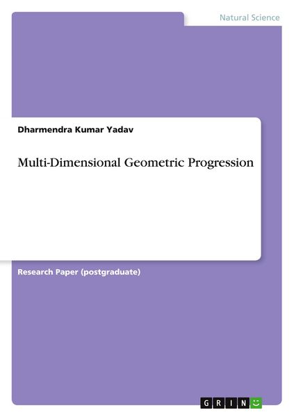 Produktbild: Multi-Dimensional Geometric Progression