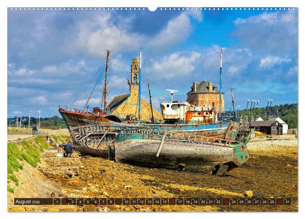 Produktbild: Crozon - Faszinierende Halbinsel im Westen der Bretagne (Wandkalender 2026 DIN A2 quer), CALVENDO Monatskalender