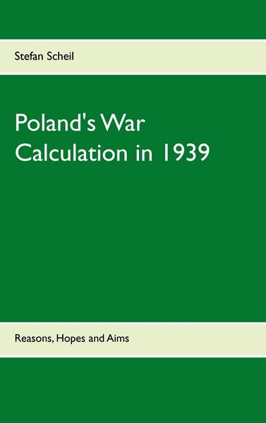 Produktbild: Poland's War Calculation in 1939