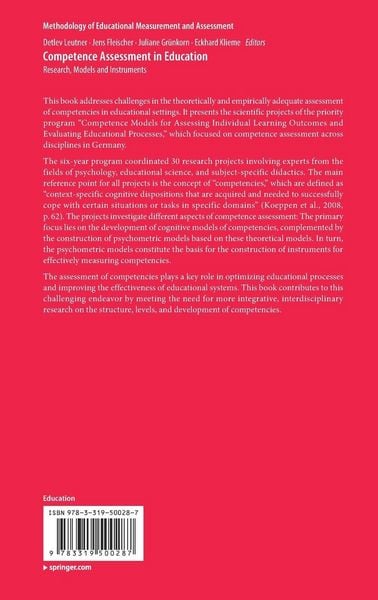 Produktbild: Competence Assessment in Education