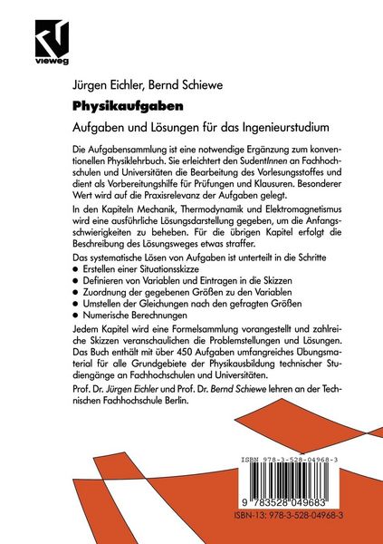 Produktbild: Physikaufgaben