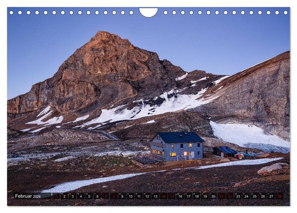 Produktbild: H&uuml;ttenzauber: Bergh&uuml;tten in den Alpen (Wandkalender 2026 DIN A4 quer), CALVENDO Monatskalender