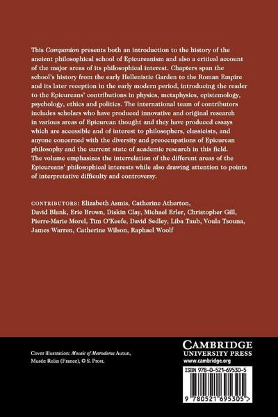 Produktbild: The Cambridge Companion to Epicureanism