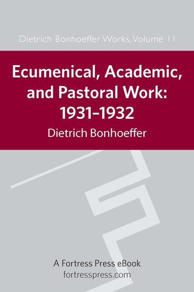 Produktbild: Ecumenical, Academic, and Pastoral Work