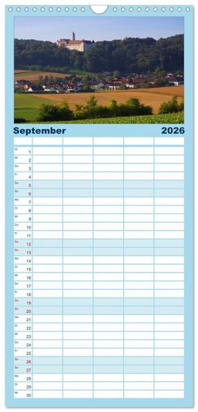 Produktbild: Familienplaner 2026 - Die Wachau - Bezaubernde Orte an der Donau mit 5 Spalten (Wandkalender, 21 x 45 cm) CALVENDO