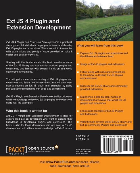 Produktbild: Ext Js 4 Plugin and Extension Development