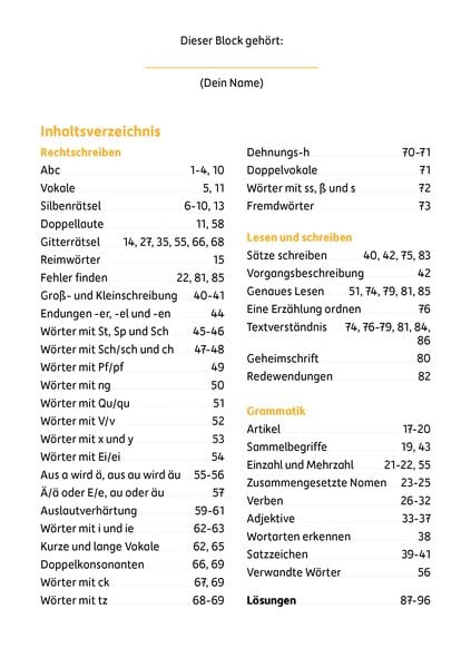 Produktbild: Mein R&auml;tselblock Deutsch 2. Klasse