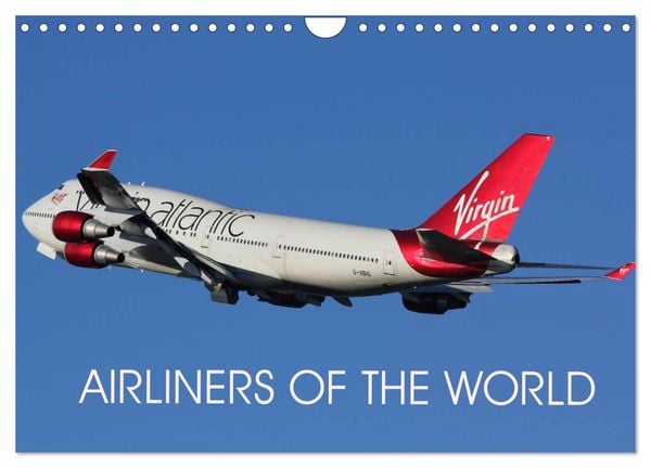 Produktbild: Airliners of the World (Wall Calendar 2026 DIN A4 landscape), CALVENDO 12 Month Wall Calendar