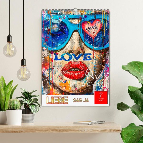 Produktbild: Liebe - sag ja (Wandkalender 2026 DIN A2 hoch), CALVENDO Monatskalender