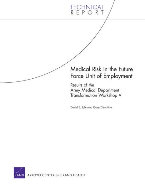 Produktbild: Medical Risk in the Future Force Unit of Employment