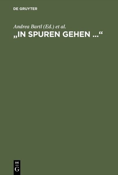 Produktbild: In Spuren gehen ...