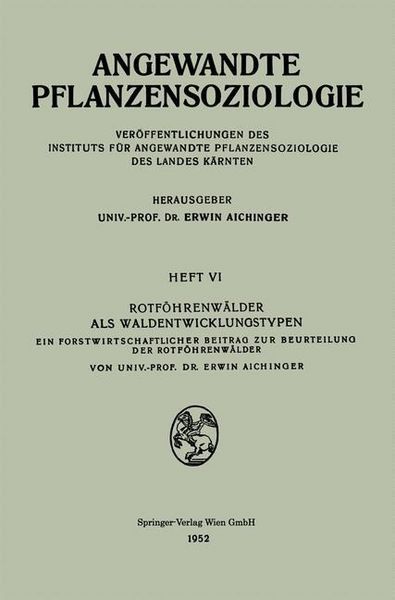Produktbild: Rotf&ouml;hrenw&auml;lder als Waldentwicklungstypen