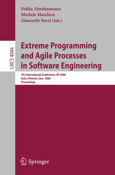 Produktbild: Extreme Programming and Agile Processes in Software Engineering