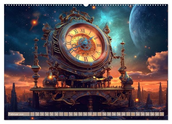 Produktbild: Surreale Uhren (Wandkalender 2026 DIN A2 quer), CALVENDO Monatskalender