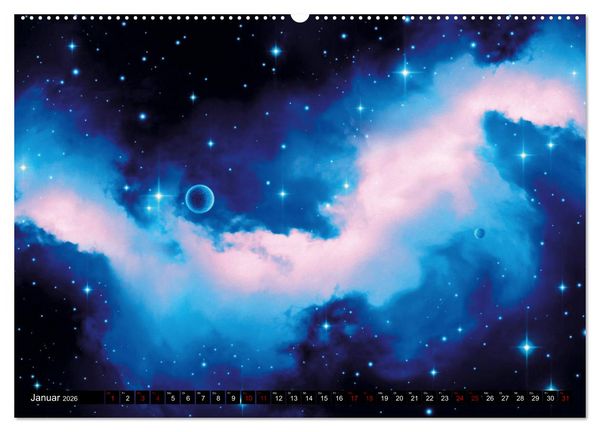 Produktbild: Sternenwelten (hochwertiger Premium Wandkalender 2026 DIN A2 quer), Kunstdruck in Hochglanz