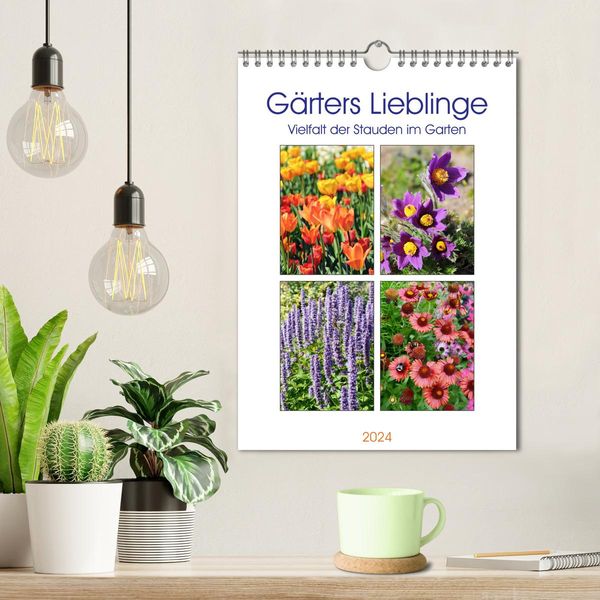 'Gärtners Lieblinge Vielfalt der Stauden im Garten (Wandkalender 2024