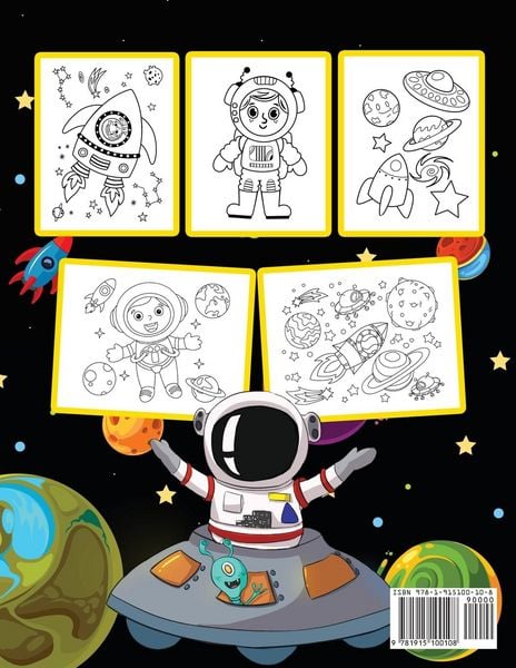 Produktbild: Weltraum-Malbuch f&uuml;r Kinder