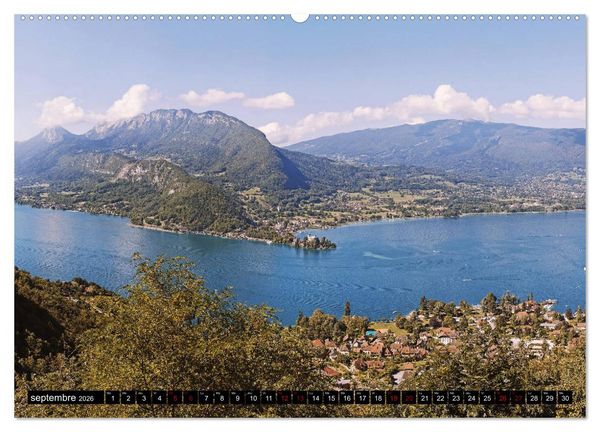 Produktbild: Lac d'Annecy &agrave; vue d'&oelig;il (Calendrier mural 2026 DIN A2 vertical) calendrier de bureau