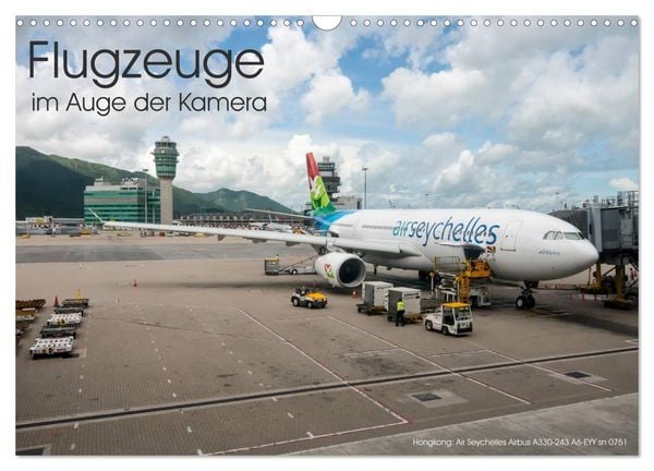 Produktbild: Flugzeuge im Auge der Kamera (Wandkalender 2026 DIN A3 quer), CALVENDO Monatskalender