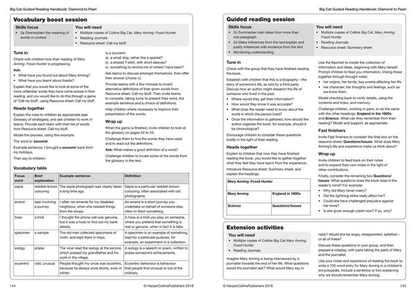 Produktbild: Collins Big Cat - Guided Reading Handbook Diamond to Pearl