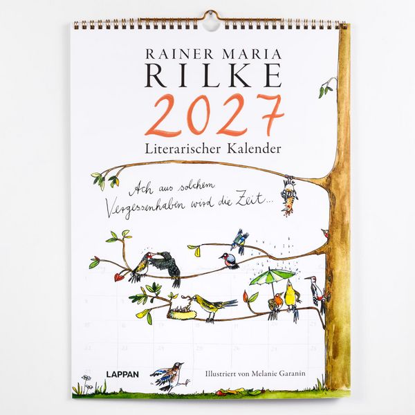 Produktbild: Rilke-Kalender 2027 &ndash; Wandkalender