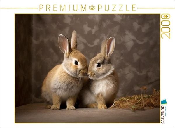 CALVENDO Puzzle Häschen | 2000 Teile Lege-Größe 90x67cm Foto-Puzzle für glückliche Stunden, Sonstige von , Calvendo Puzzle, 4066851218342