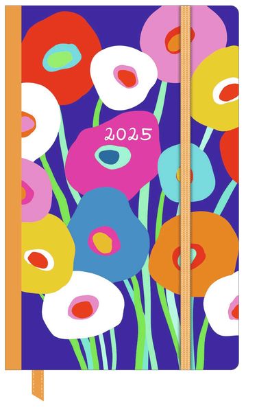 'Dominique Vari Blossom - Wochen-Notizkalender klein 2025 - Taschen-Kalender 9x14 cm - mit 