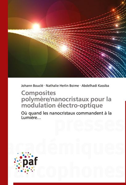Produktbild: Composites polym&egrave;re/nanocristaux pour la modulation &eacute;lectro-optique