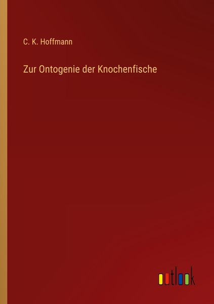 Produktbild: Zur Ontogenie der Knochenfische