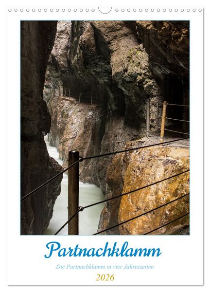 Produktbild: Partnachklamm (Wandkalender 2026 DIN A3 hoch), CALVENDO Monatskalender