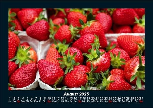 Produktbild: Obstkalender 2025 Fotokalender DIN A5