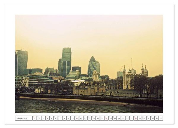 Produktbild: Neues Outfit - LONDON (Wandkalender 2026 DIN A2 quer), CALVENDO Monatskalender