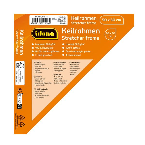 Produktbild: Idena Keilrahmen 50x60cm