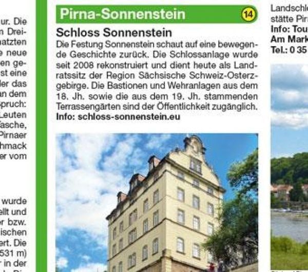 Produktbild: Malerweg Elbsandsteingebirge 1:25 000