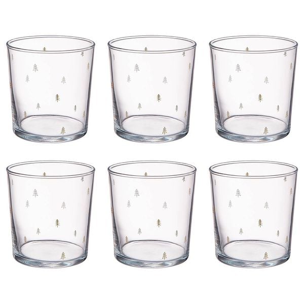 BUTLERS TREES 6x Trinkglas 380ml