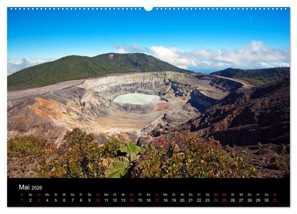 Produktbild: Costa Rica - Regenwald und Vulkane (Wandkalender 2026 DIN A2 quer), CALVENDO Monatskalender