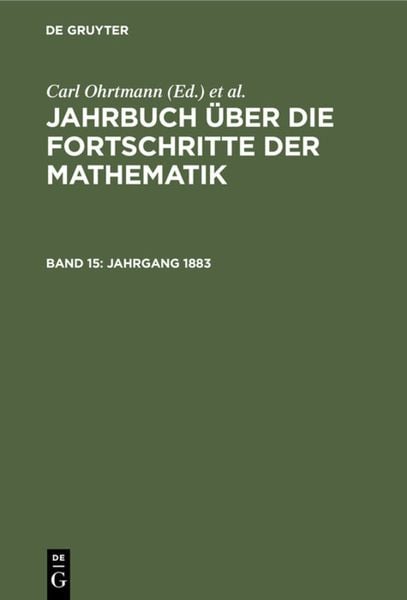 Produktbild: Jahrgang 1883