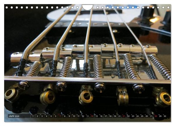Produktbild: GITARREN Closeups (Wandkalender 2026 DIN A4 quer), CALVENDO Monatskalender