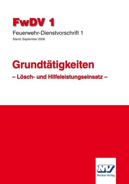 Produktbild: Feuerwehr-Dienstvorschrift 1(FwDV 1)
