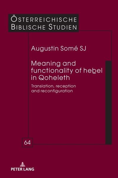 Produktbild: Meaning and functionality of heḇel in Qoheleth