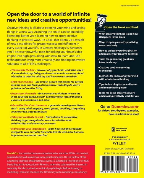 Produktbild: Creative Thinking For Dummies
