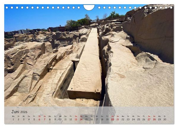 Produktbild: Zwischen Luxor und Abu Simbel - Eine Reise durch die Dynastien (Wandkalender 2026 DIN A4 quer), CALVENDO Monatskalender