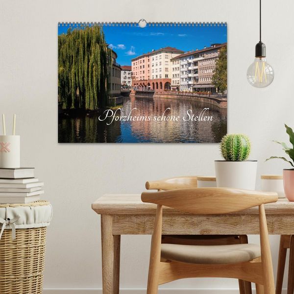 Produktbild: Pforzheims sch&ouml;ne Stellen (Wandkalender 2026 DIN A3 quer), CALVENDO Monatskalender