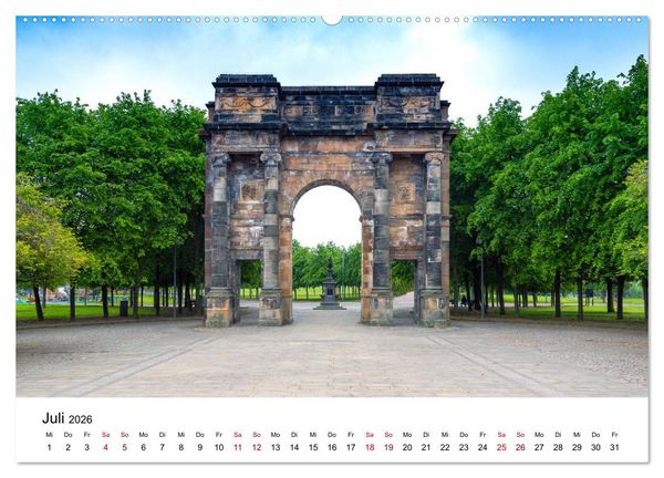 Produktbild: Faszination Glasgow (Wandkalender 2026 DIN A2 quer), CALVENDO Monatskalender